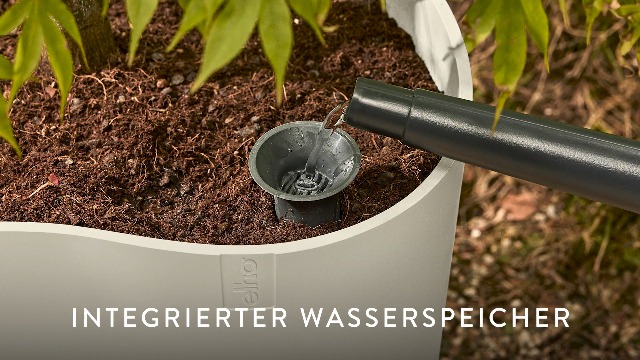 Elho Eden Aquacare Blumentopf - 100% Recycelt Mit Bewässerungssystem