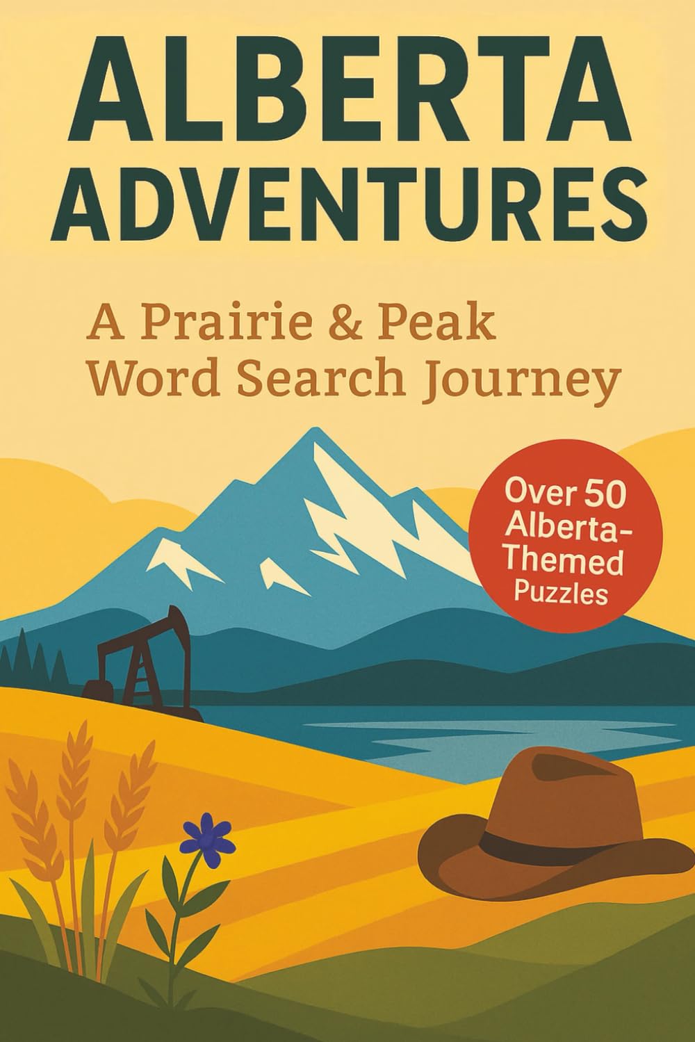 Alberta Word Search: A Puzzle Book about Alberta's Cities, Mountains, Landmarks and More