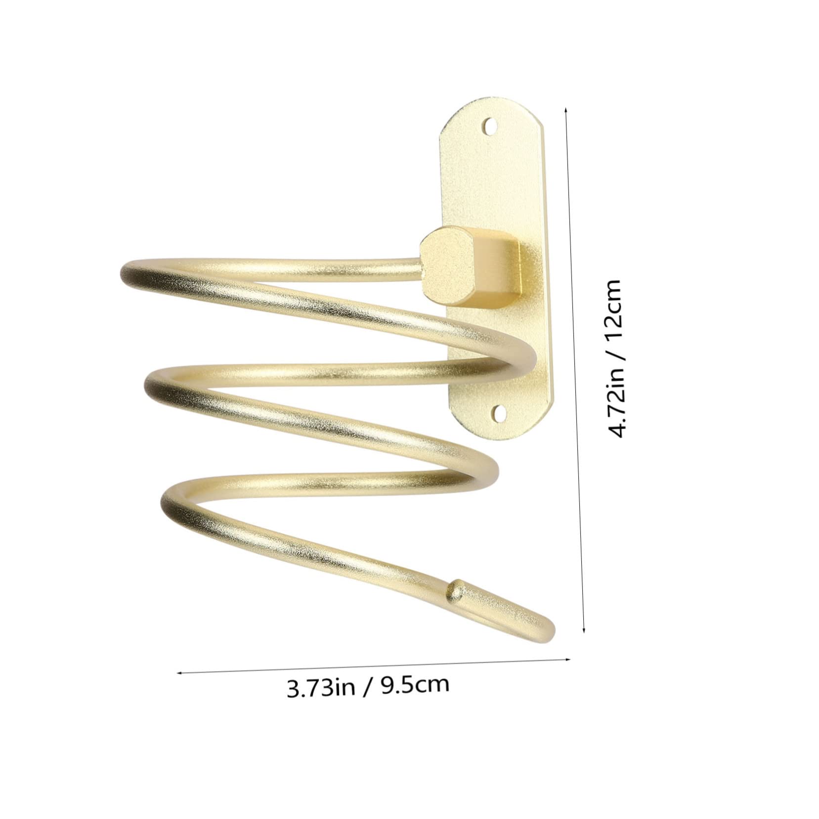 Cabilock Estante De Pared Elegante para Secador De Pelo 3 Unidades Fácil De Instalar.