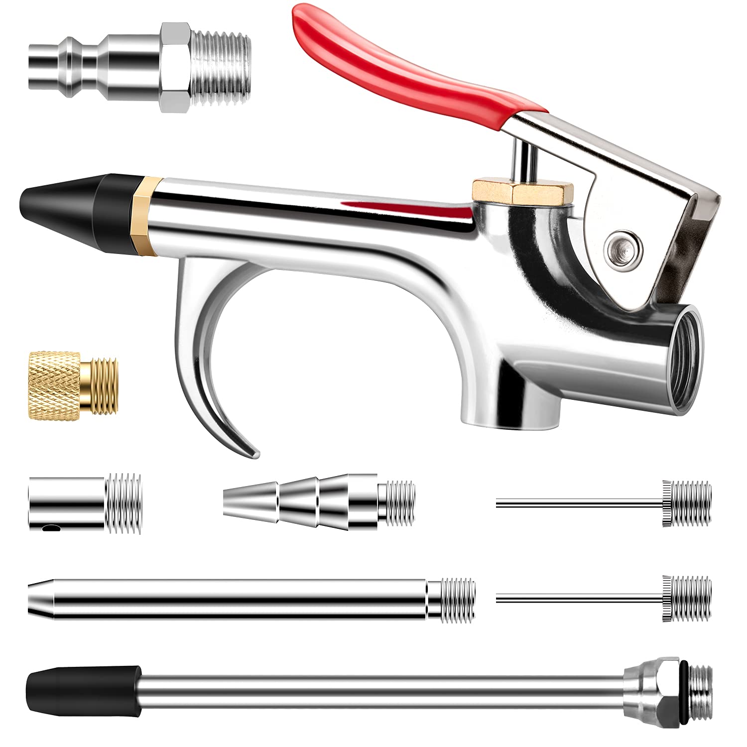 Buy 11 Pcs 2Way Connection Air Blow Kit , 6 Air Nozzles for Air