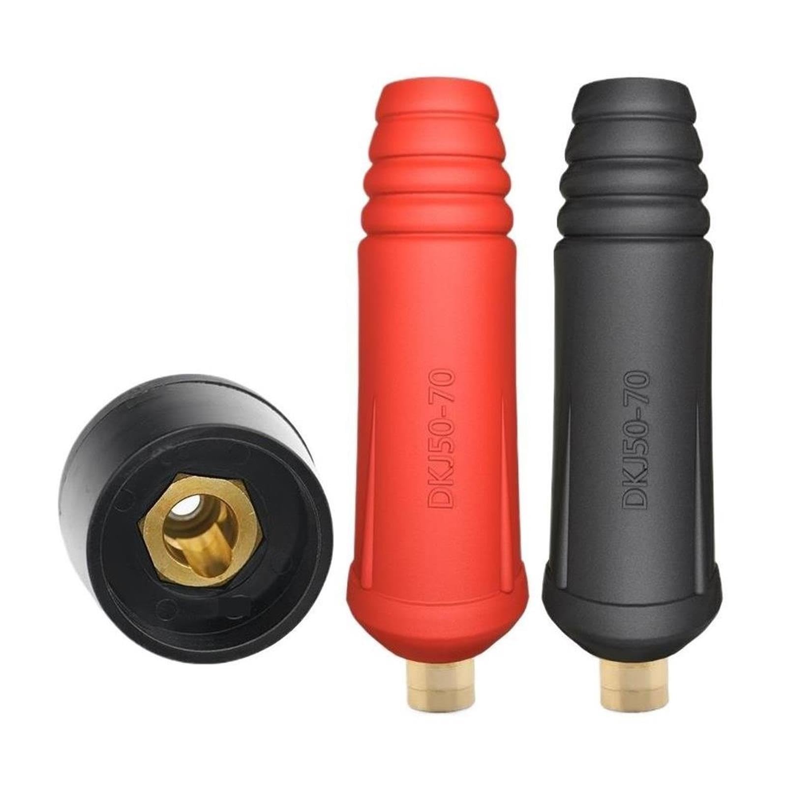 Conector De Cable Soldadura Montaje Rápido, 3 Uds., DKJ10-25/35-50/50-70/70-95(DKJ35-50 (red+black))