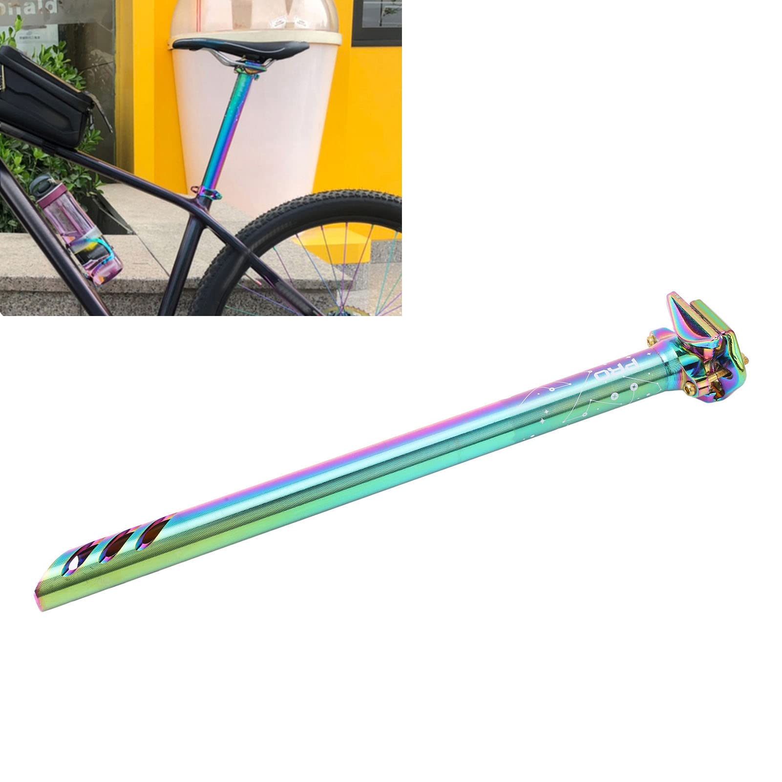 Fahrrad-SATTELSTÜTZE, Double Track CNC-Aluminium-Legierung, RENNRAD-SATTELSTÜTZE, MOUNTAINBIKES
