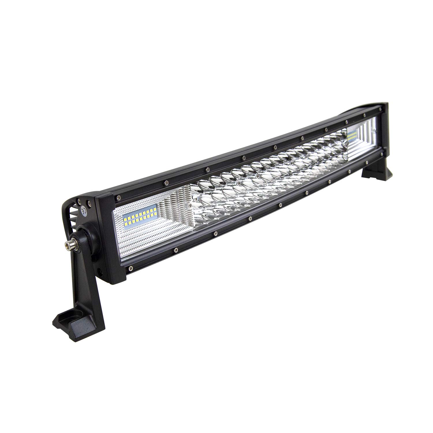 PICAA Barra Led 22 pulgadas 54 CM 270W Curva Barra de luz LED 12V 24V 6000K Barra de luces LED auxiliar LED Foco reflector Barra de luz de trabajo LED para SUV Offroad ATV UTV Tractor 4x4 Coche