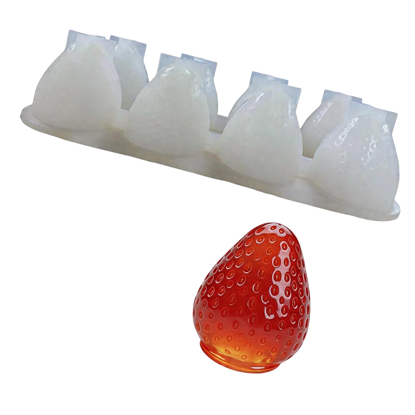 TFAOYS 8 Cavity Silicone Molds for Baking Perfect for Making Jellies Chocolate Puddings and Mousses Multi Purpose Elastomer Cast