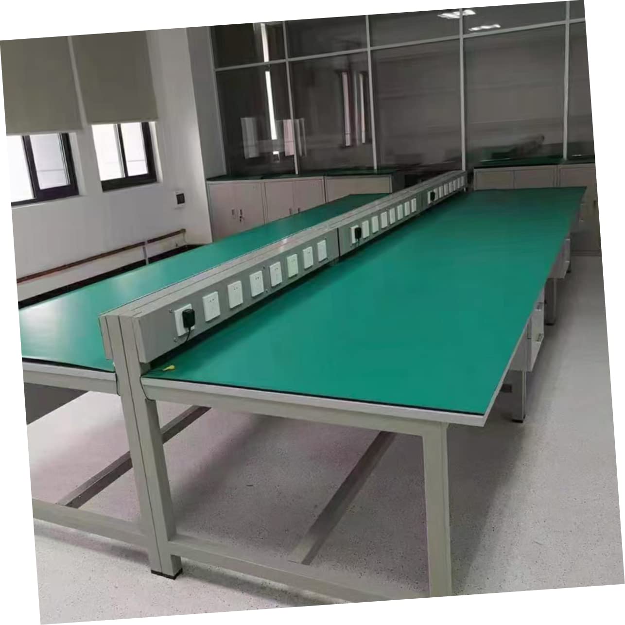 HOMSFOU Tappetino Da Lavoro Antistatico Resistente Al Calore PVC Stazione Riparazione Elettronica 1x0,3 M Verde