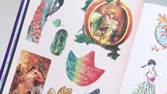 The Antiquarian Sticker Book 他4冊セット The Antiquarian Sticker Book: Over 1,000 Exquisite Victorian