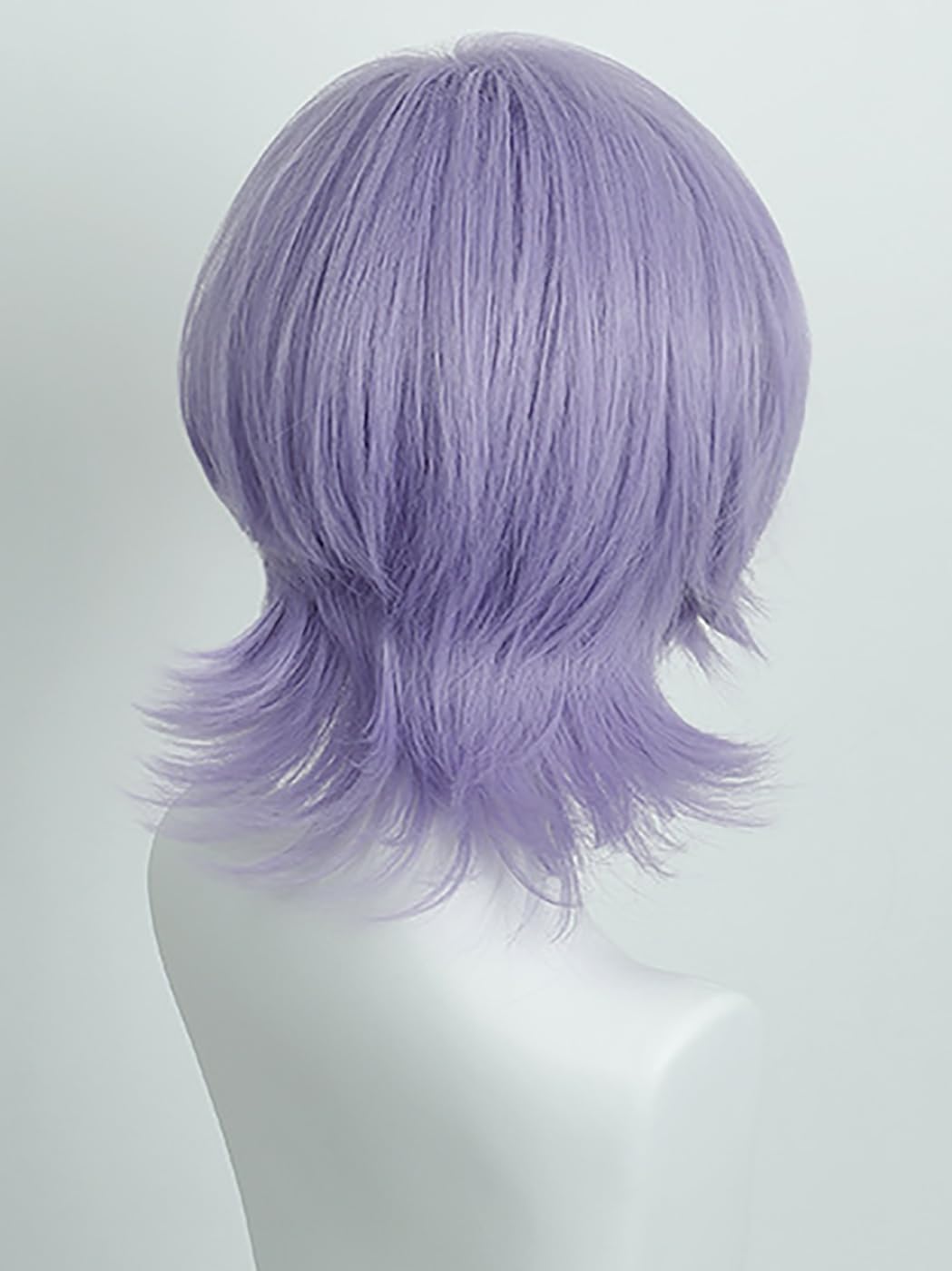 Peluca Corta Lila De 35 Cm Para Cosplay Demonio - Hallojojo, Ideal Para Halloween Y Fiestas De Disfraces