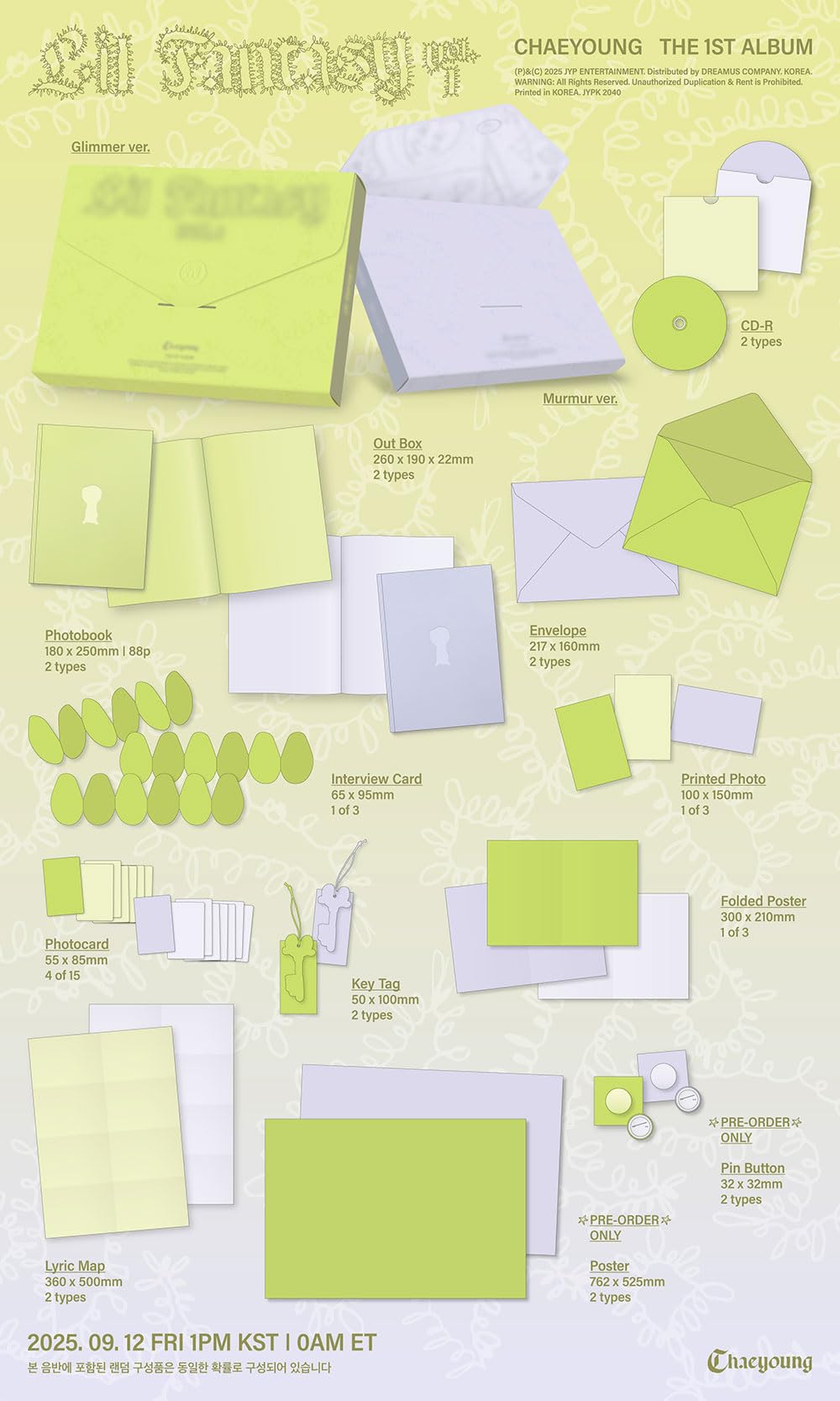 Amazon.co.jp: CHAEYOUNG (チェヨン) - The 1st Album [ LIL FANTASY