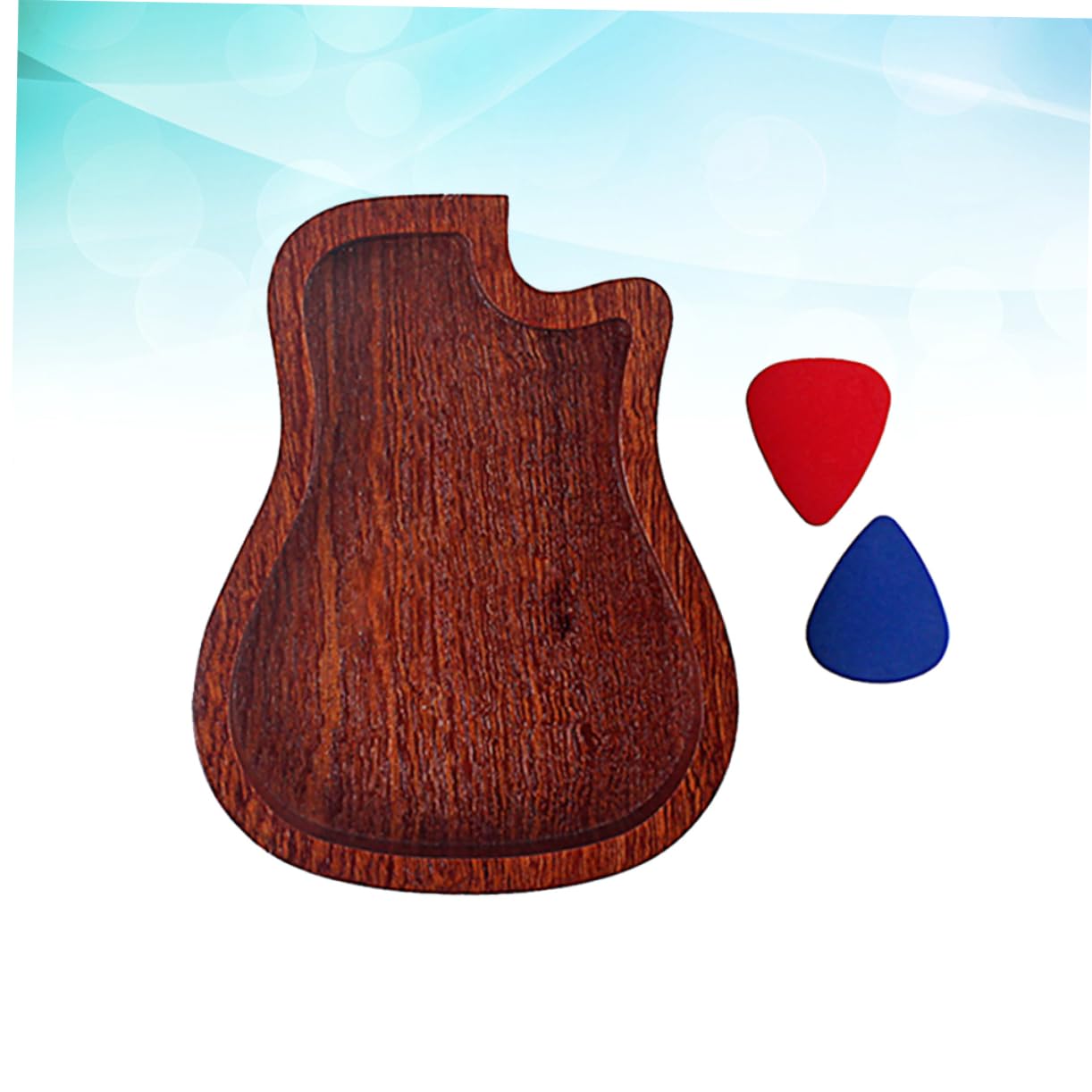 Yardwe 2 Series Estuche para Púas De Guitarra Estuche para Púas De Guitarra Soporte para Púas De Guitarra Acústica Bandeja para Púas De Guitarra Soporte para 2 Piezas*2 Color Aleatorio