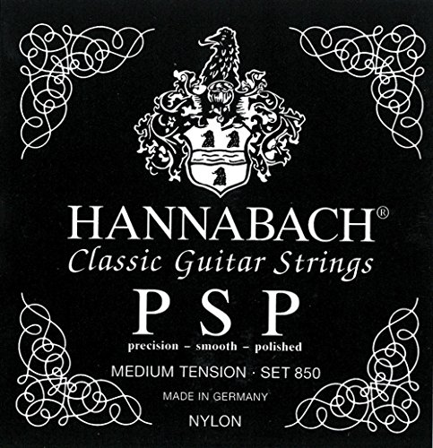 Hannabach Cordes pour guitare classique série 850 Medium Tension PSP – Mi - Les Beatles, Paul McCartney, John Lennon, RIngo Starr, George Harrison Hannabach Cordes pour guitare classique série 850 Medium Tension PSP - Mi