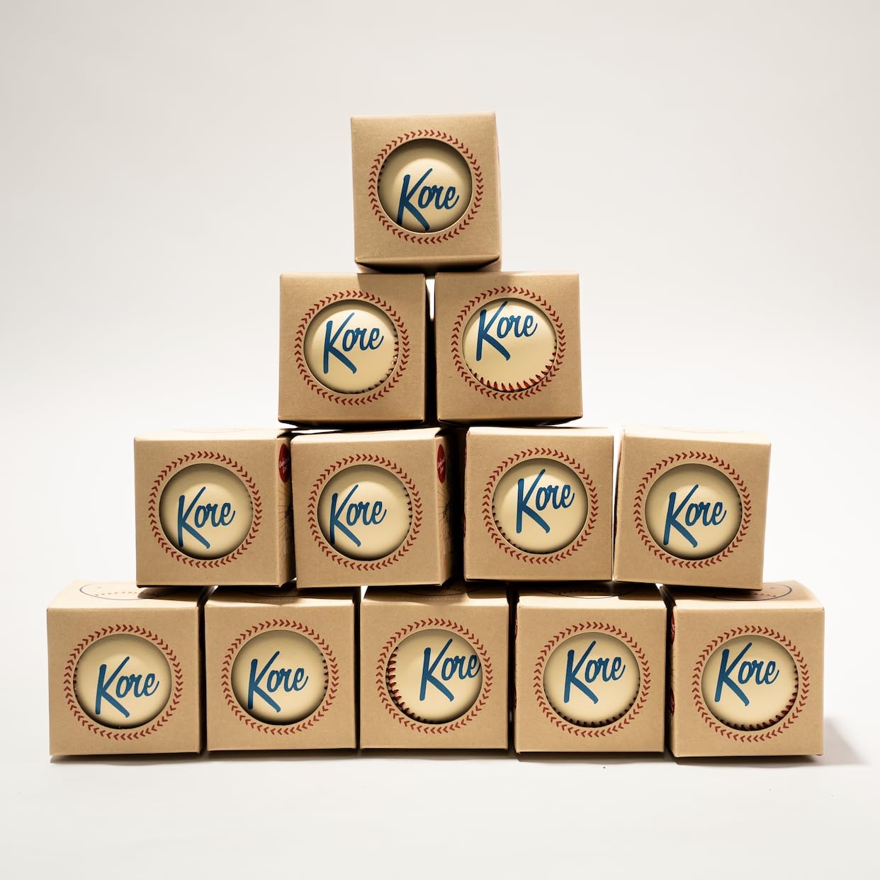 Kore Soft Baseball – Hand-Stitched Real Feel Foam Baseballs | Safe Indoor & Outdoor Practice Ball for Backyard Play