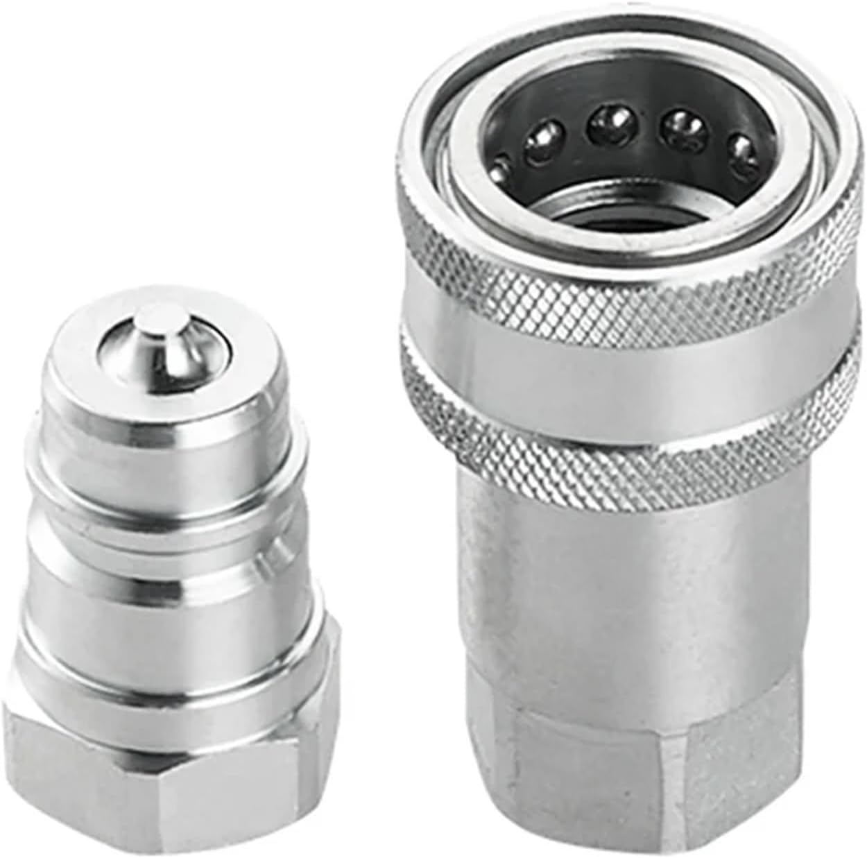 AC88-2X Quick Release Fitting ISO7241-A NPT Hydraulic Coupling Connector 1/2Inch Quick Change Interface