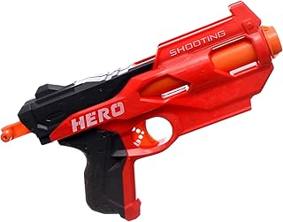 مسدس فوم هوت شوك عالي الجودة مع رصاصات فوم صغيرة لساعات لا نهاية لها من الترفيه - متعدد الألوان