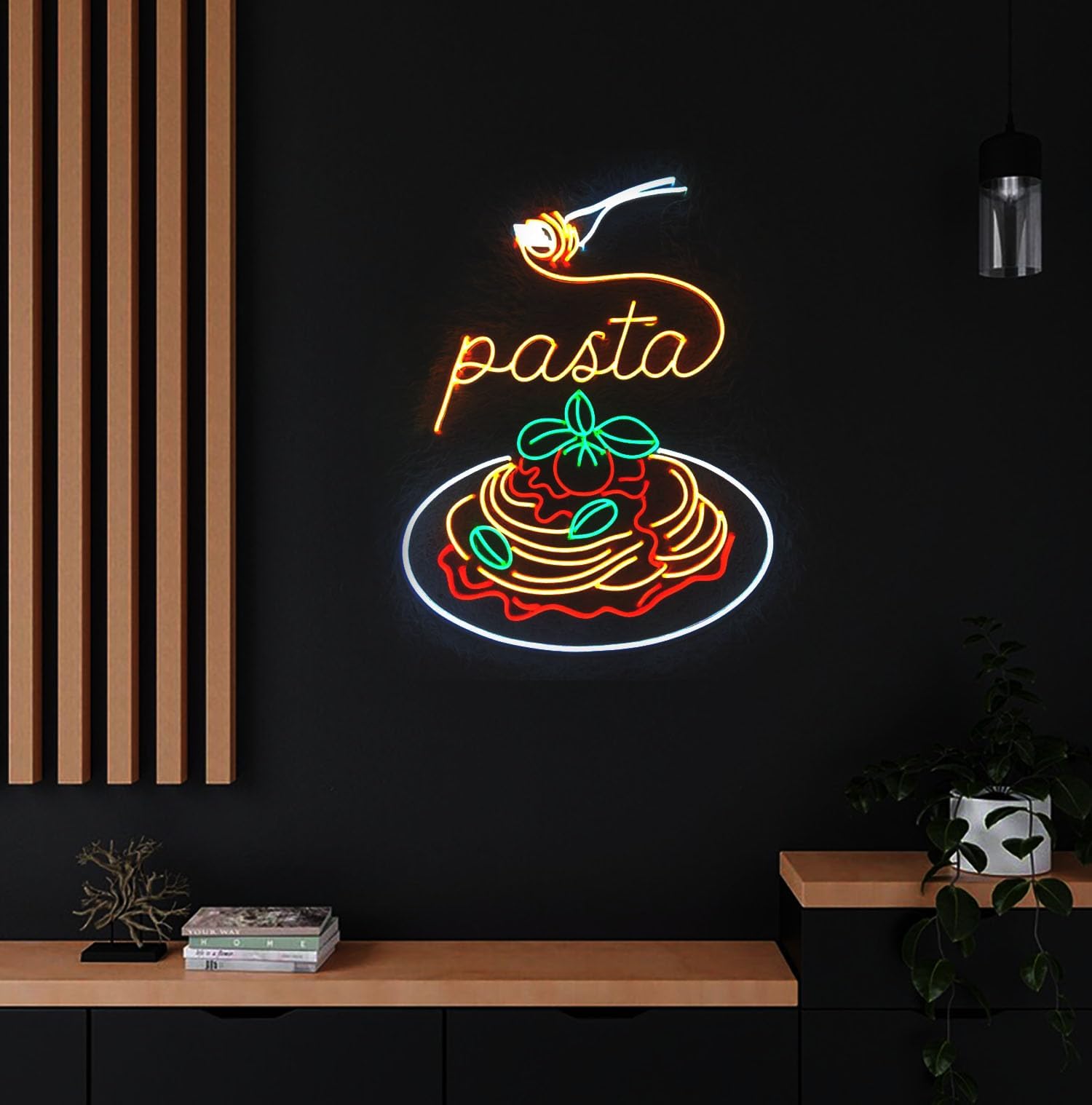 Amazon.com : Pasta Dish Neon Sign for Wall Decor, Custom LED Pasta