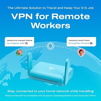 Maui MA-B256, Server & Travel Router VPN Secure Home Network Access from Anywhere, Keep Your Home IP Wherever You are, and Enjoy Private, Full VPN Control