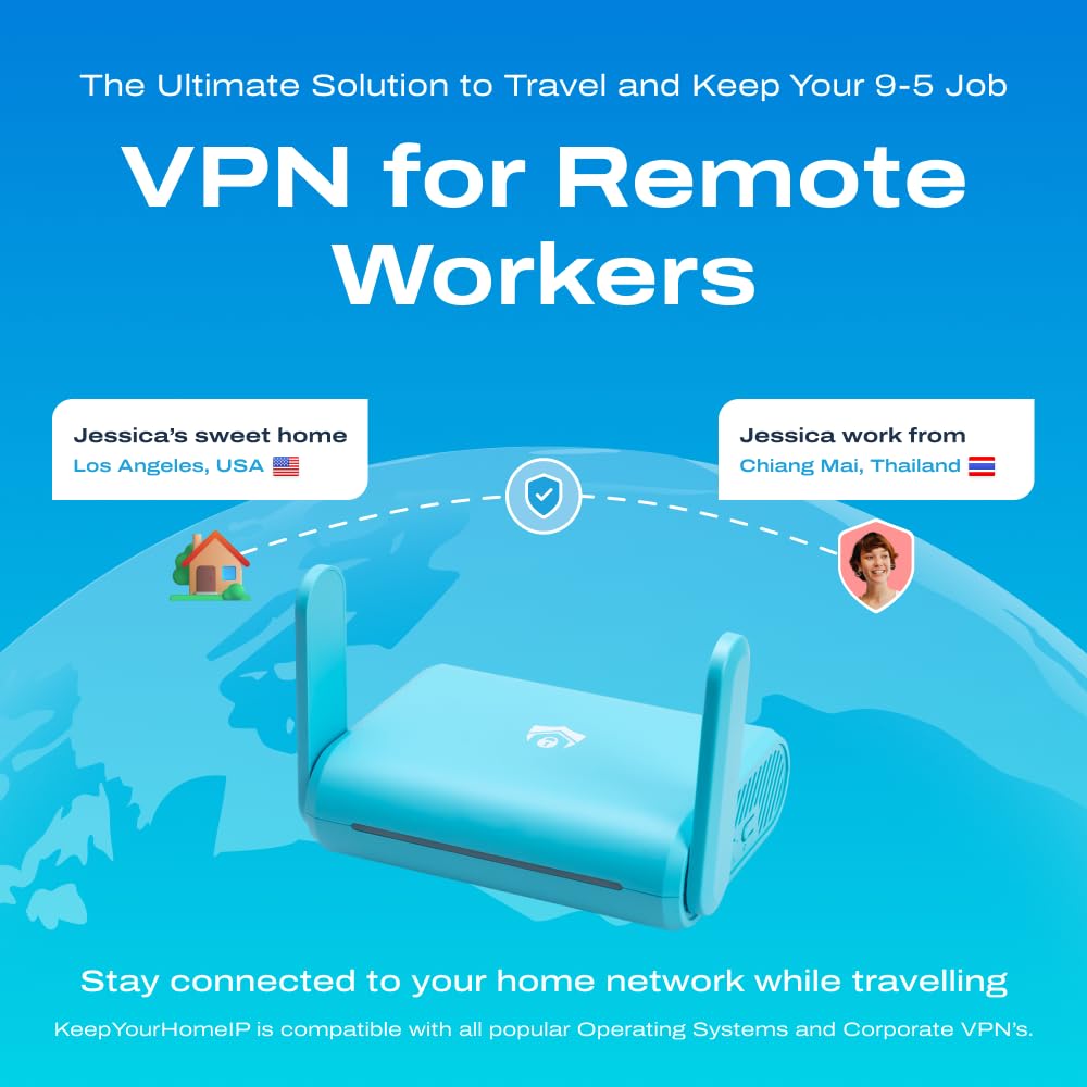 Maui MA-B256, solution serveur VPN et routeur de voyage – Accès sécurisé au réseau domestique depuis n'importe où, gardez votre IP domestique où que vous soyez et profitez d'un contrôle VPN complet et