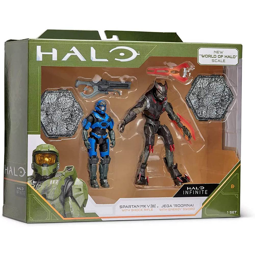 071004　KUBRICK　ＨＡＬＯ２　特典　未開封　フィギュア Boneco Halo - 2 Figuras - Spartan Mk V[B] + Jega 'Rdomnai | Amazon