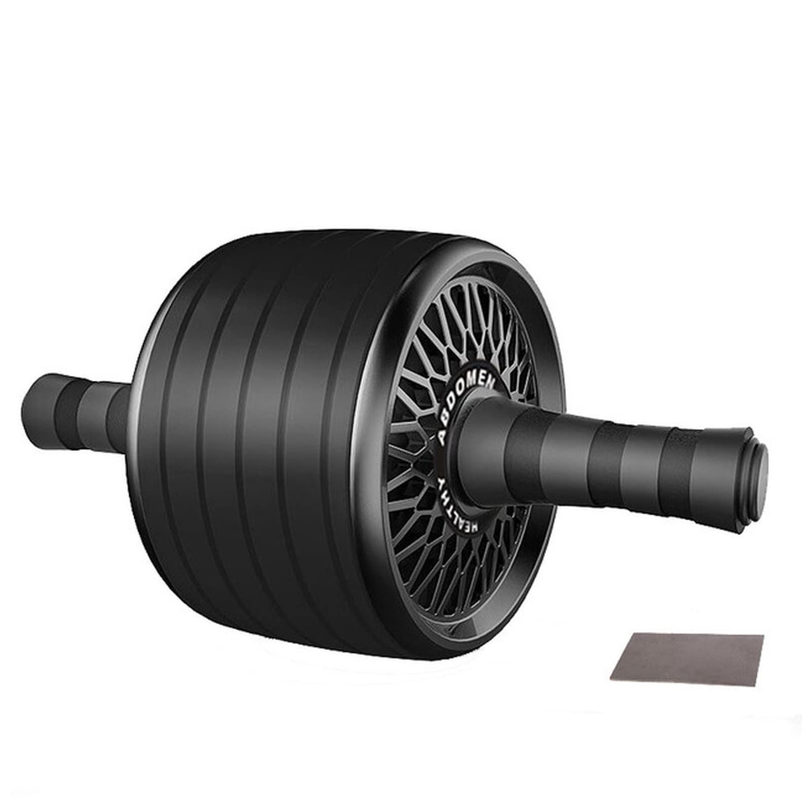 Rueda De Abdominales Sin Ruido Rodillo AB de la Rueda Abdominal con la Cintura del Brazo Ejercicio del Gimnasio del Gimnasio Tainer Rueda De Abdominales Fitness(Black)