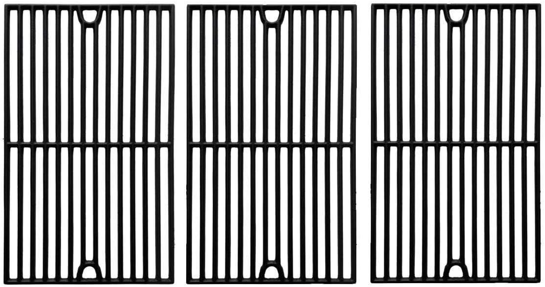 Cast Iron Cooking Grid for Brinkmann 810-1570-0, 810-2415-W, 810-2545-W, 810-7231-W, 810-9325-0, 810-9419-0, 810-9419-R, 7231 and Grill King 810-9325-0 Gas Grill Models, Set of 3