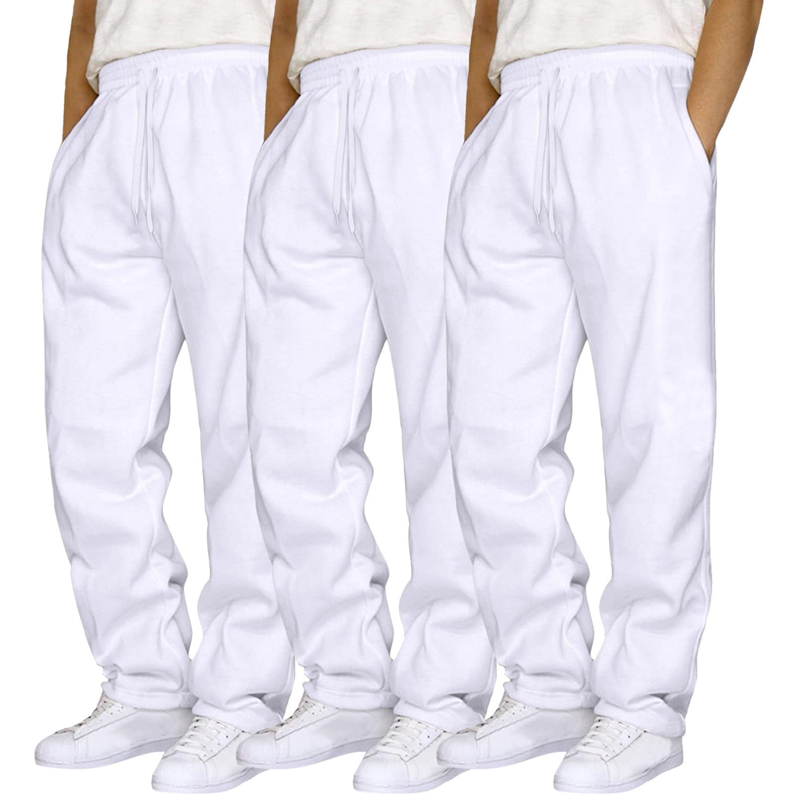 Genérico Pantalon Chandal Hombre Pantalones Deportivos Hombres Cintura Elástica con Bolsillos Pantalones Deporte Hombre De Chándal De Trabajo para Recuperado Jogger con Puños