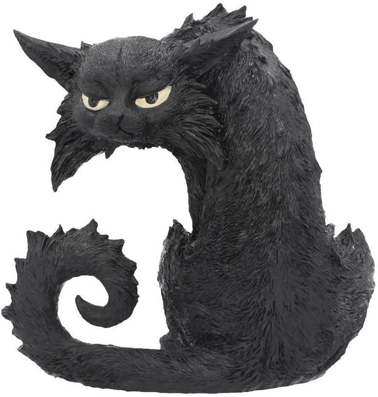 Spite Large Black Witch's Cat Ornament 25.5cm