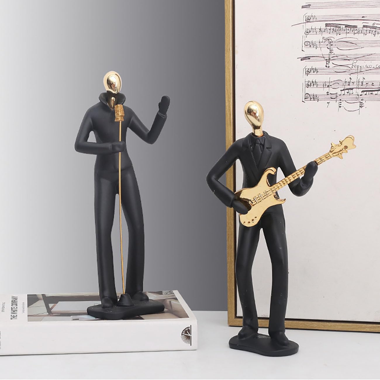 Amazon.co.jp: 音楽装飾 ミュージシャンフィギュアミュージシャン俳優 