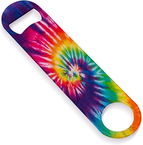 Abridor de botellas de acero inoxidable, abridor de botellas de cerveza duradero para el hogar, cocina, bar, restaurante, fiesta, 7 pulgadas (teñido