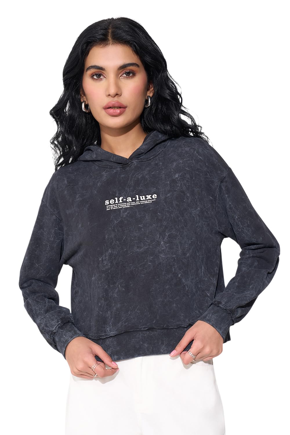 people by pantaloons Women Hooded Sweatshirt-picture-25