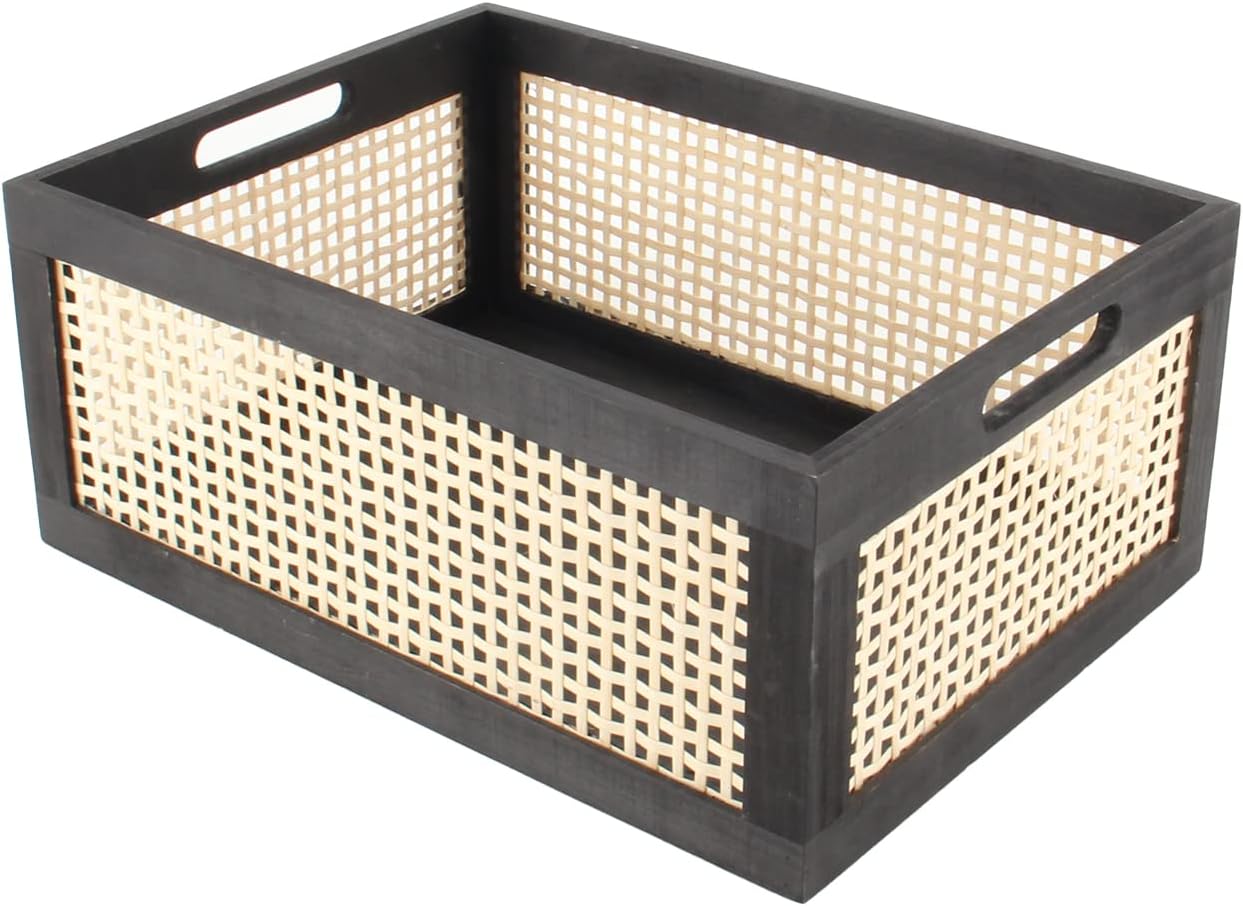 Wooden Storage Basket, Desktop Storage Basket, Sundry