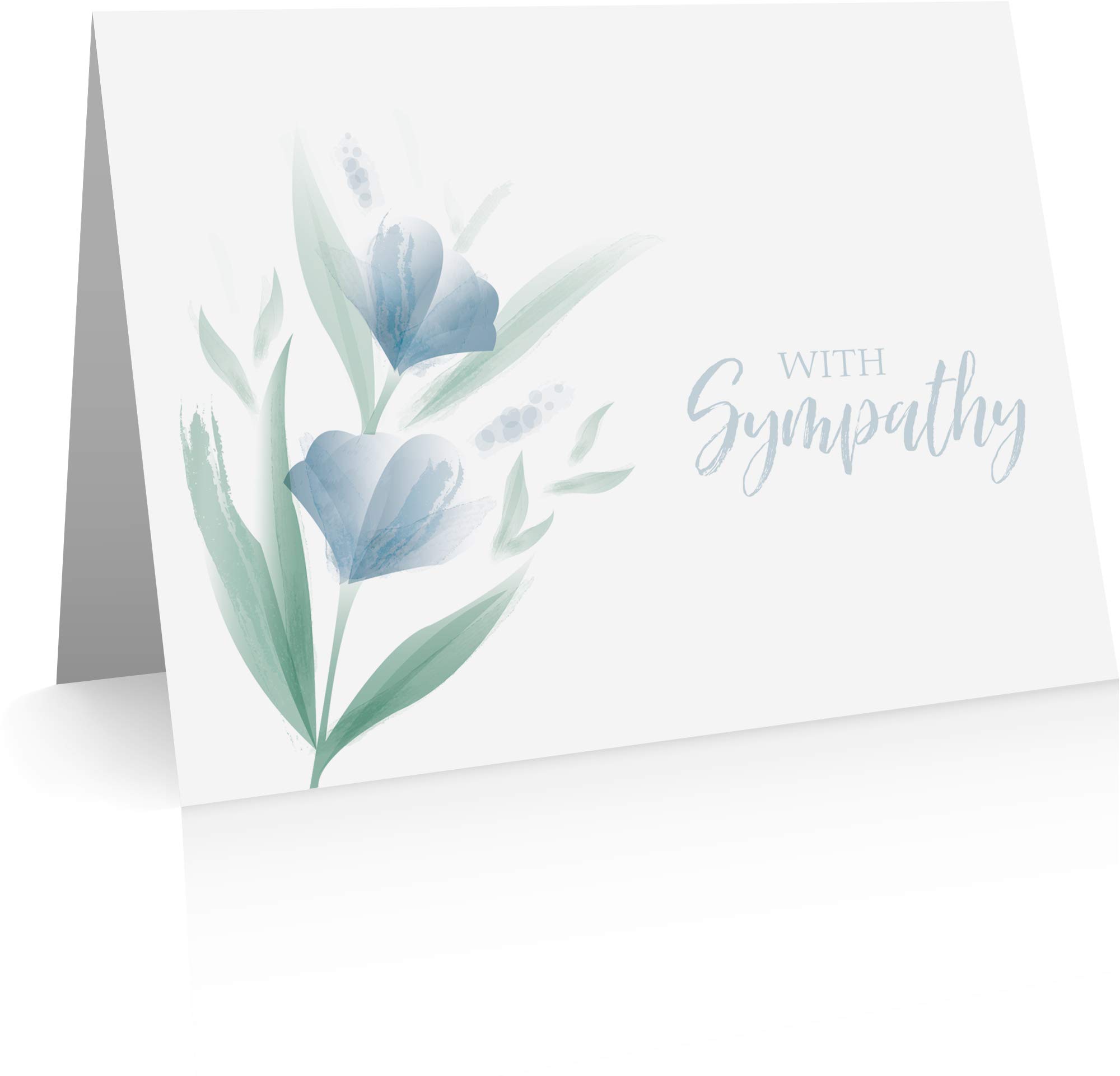 Buy Sympathy Card (12 Cards and Blank Envelopes) with Sympathy, Condolence Cards Online at