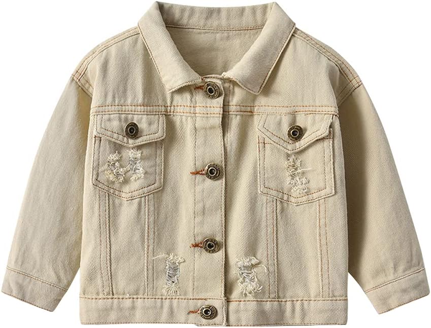 OBEEII Baby Boys Girls Denim Jacket Kids Long Sleeve Jordan Ubuy