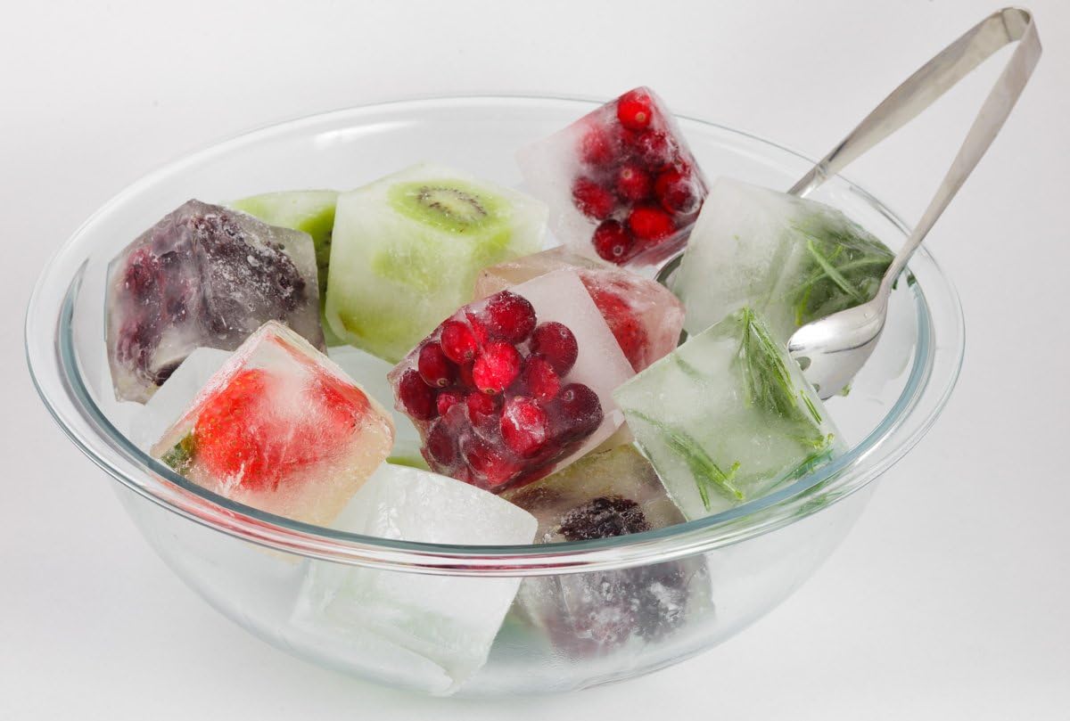 Kelsey Adele King Cube Ice Tray with Lid - Premium Silicone for Lar