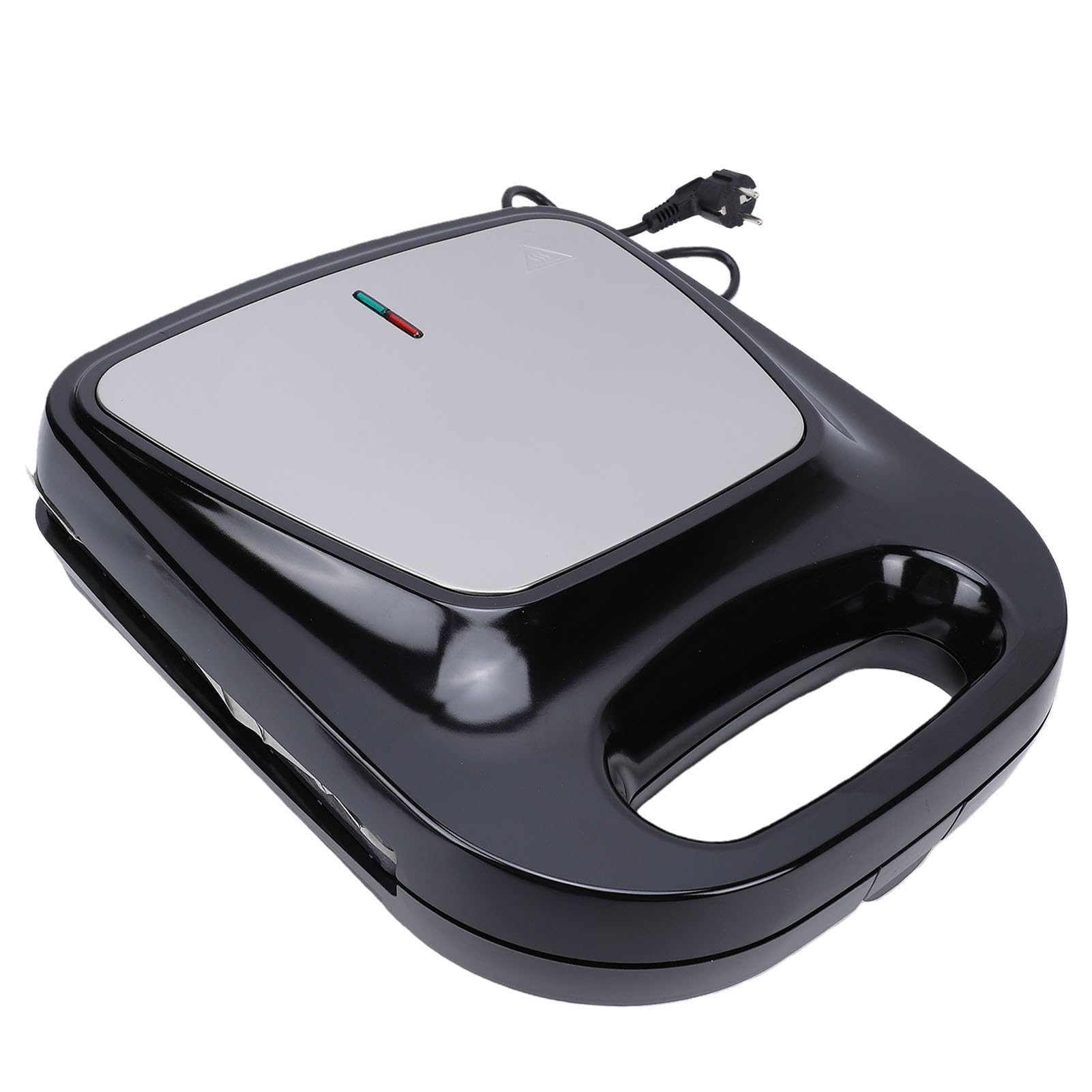 Qcwwy Máquina para Hacer Galletas de Nuez, Máquina Eléctrica Antiadherente de 1400 W, 24 Rejillas, para Hacer Pan y Pasteles de Nueces, Bandeja para Desayuno de Calentamiento (Enchufe europeo 220v)