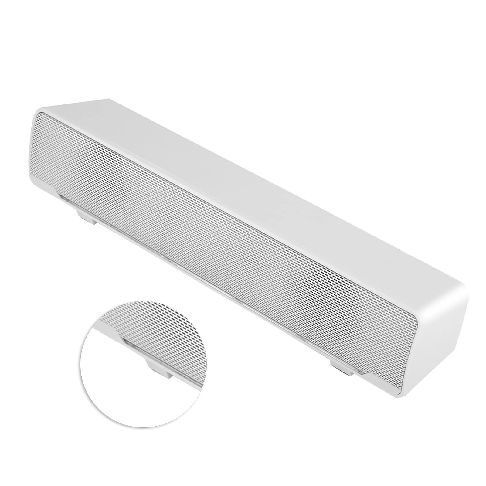 Przewodowa listwa dźwiękowa stereo USB soundbar TV odtwarzacz muzyczny bluetooth speaker white niskie pudełko dźwiękowe przestrzenne, wejście 3,5 mm, dźwięk Högtalare