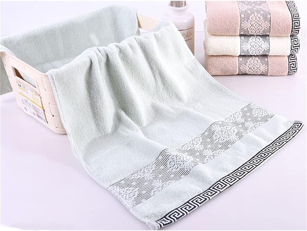 Aldyyjdm シングルコットンタオル家庭用大人の柔らかい肌に優しいノンリントタオルバスと顔吸収タオル Color B Size 75cm 34cm タオルセット