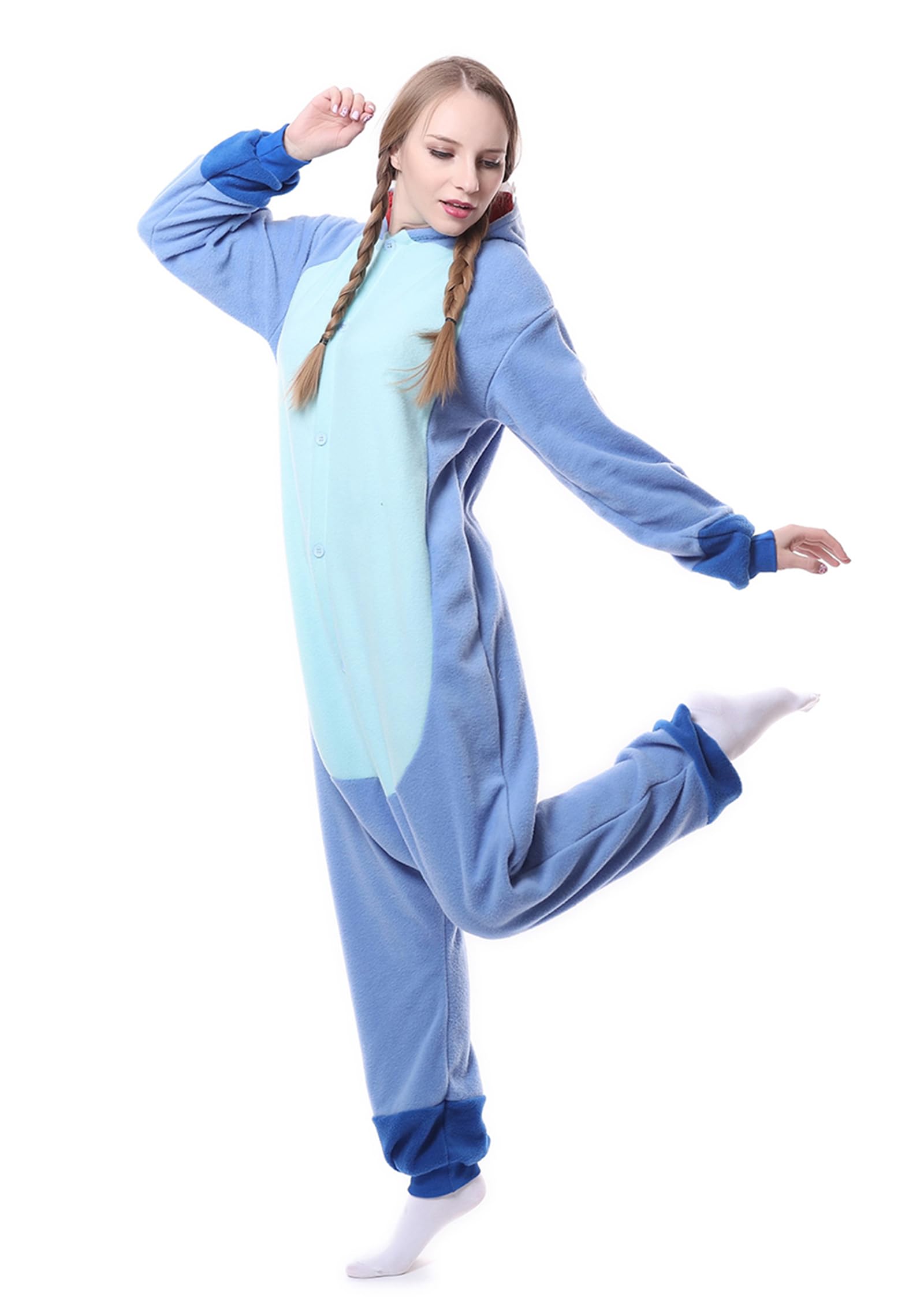 Relaxo Disfraz Onesie Mujer Mono Stitch Onesies Animal Hombre Pijama Carnaval Halloween Pijama Adulto