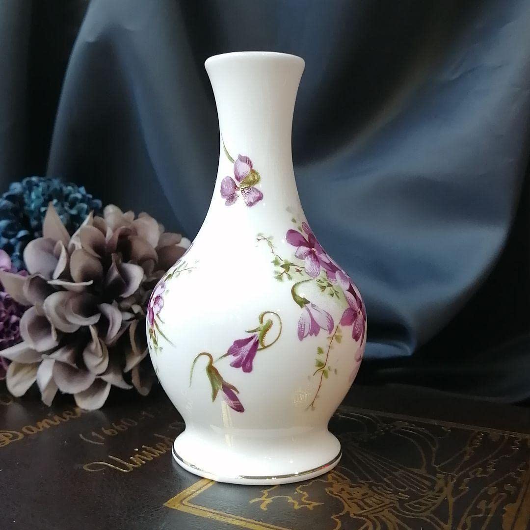 ハマースレイ バイオレット 一輪挿し 花瓶 ビンテージ ✩.*˚ ハマースレイ バイオレット 一輪挿し 花瓶 ビンテージ