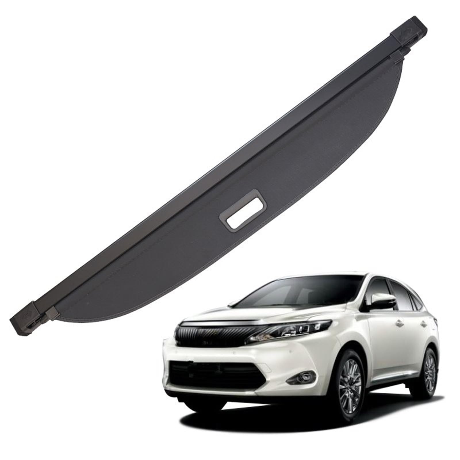 Versenkbare Trunk Cargo Abdeckung Für Toyota Für Harrier 60 Für Venza 2014 2015 2016 2017 2018 2019 Paket Rack Schild Privatsphäre Gepäckraumabdeckung