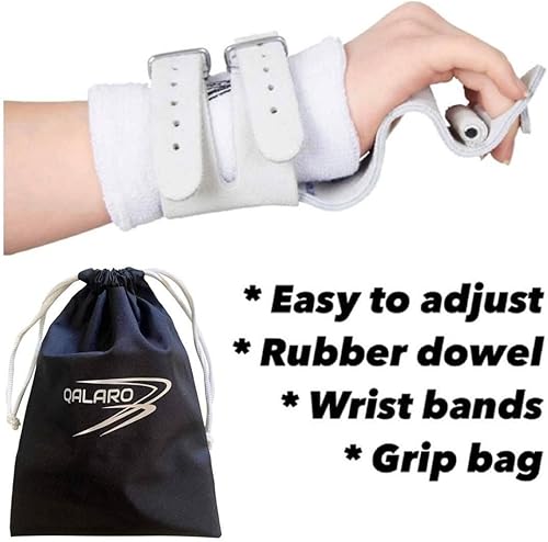 Miniatura 6 de Puños de doble hebilla para gimnasia para niñas, agarres de clavija, pulseras blancas de 4 pulgadas, bolsa de agarre, puños de gimnasia para niñas,