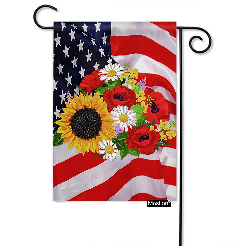 Moslion Rooster Garden Flag Vintage Farm Animal Poultry Cock Chicken Wheat Flags Double-Sided Banner Welcome Yard Flag Outdoor Home Decor. Lawn Villa 12x18 Inch Beige