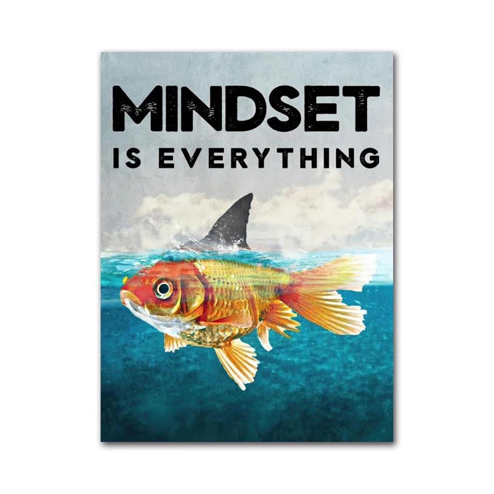 L'état d'esprit Est Tout : tableau de motivation marine pour votre intérieur