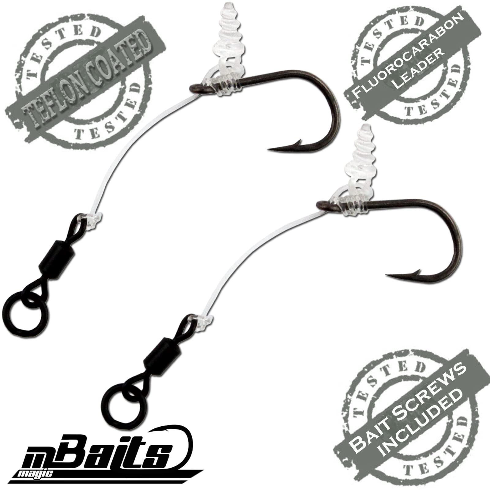 Angel Berger, amo da pesca per boilierig, chod rig, pop up rig, confezione da 3.