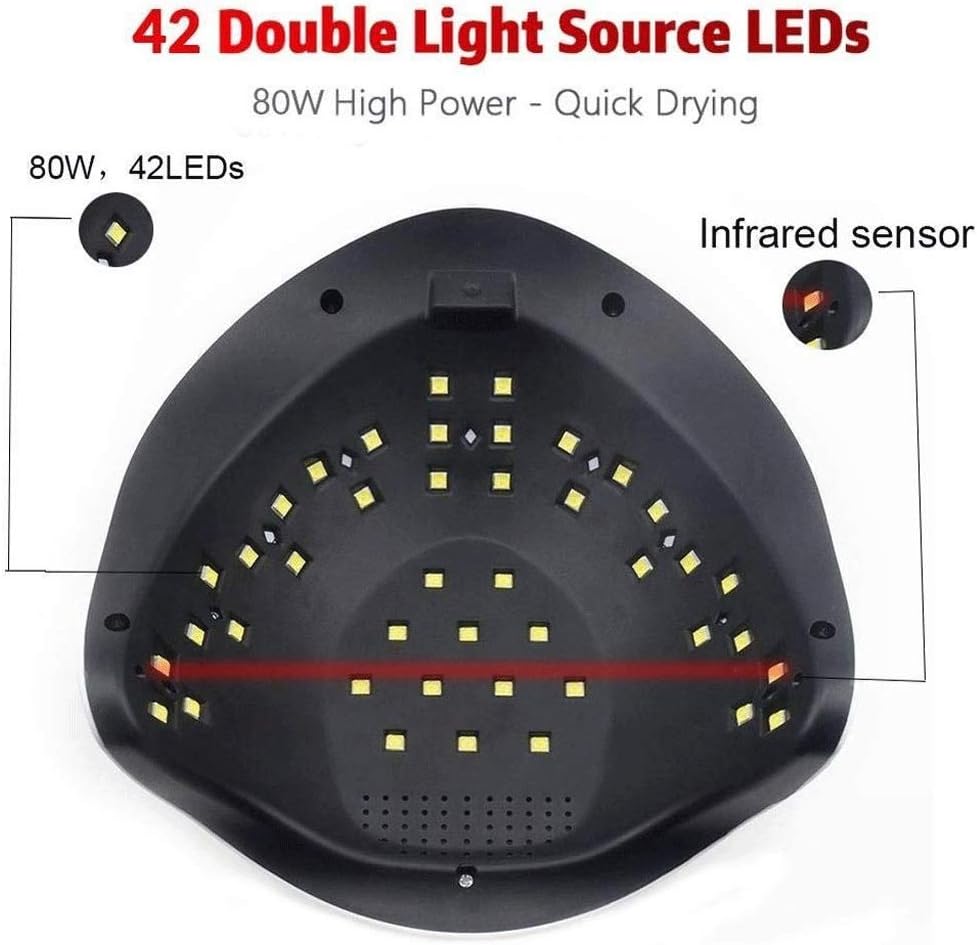 Nail lamp- Nail Dryer UV Lamp Led Light for Gels Polishes with Sensor 3 Timer