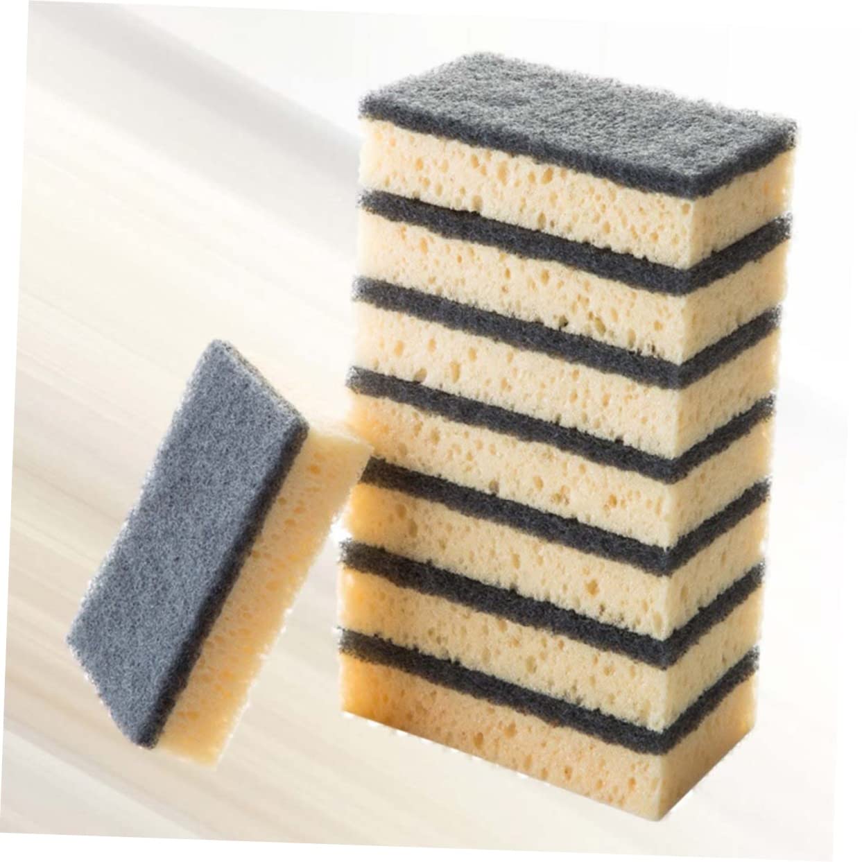 Mobestech 48 Piezas esponjas Esponja Que no Raya Esponja Resistente Fregar Lavar Esponja para Limpiar Limpiador de Esponja escarchado vajilla Cepillo de Esponja Estera de Esponja Estropajo