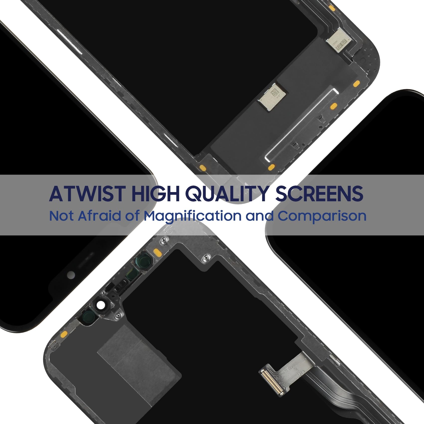 pour iPhone 12 Pro Max Écran LCD pour iPhone 12 Pro Max LCD Display A2411 A2342 A2410 A2412 6,7 Pouce Écran Tactile 12 ProMax Ecran Remplacement Assemblée avec Réparation Kit