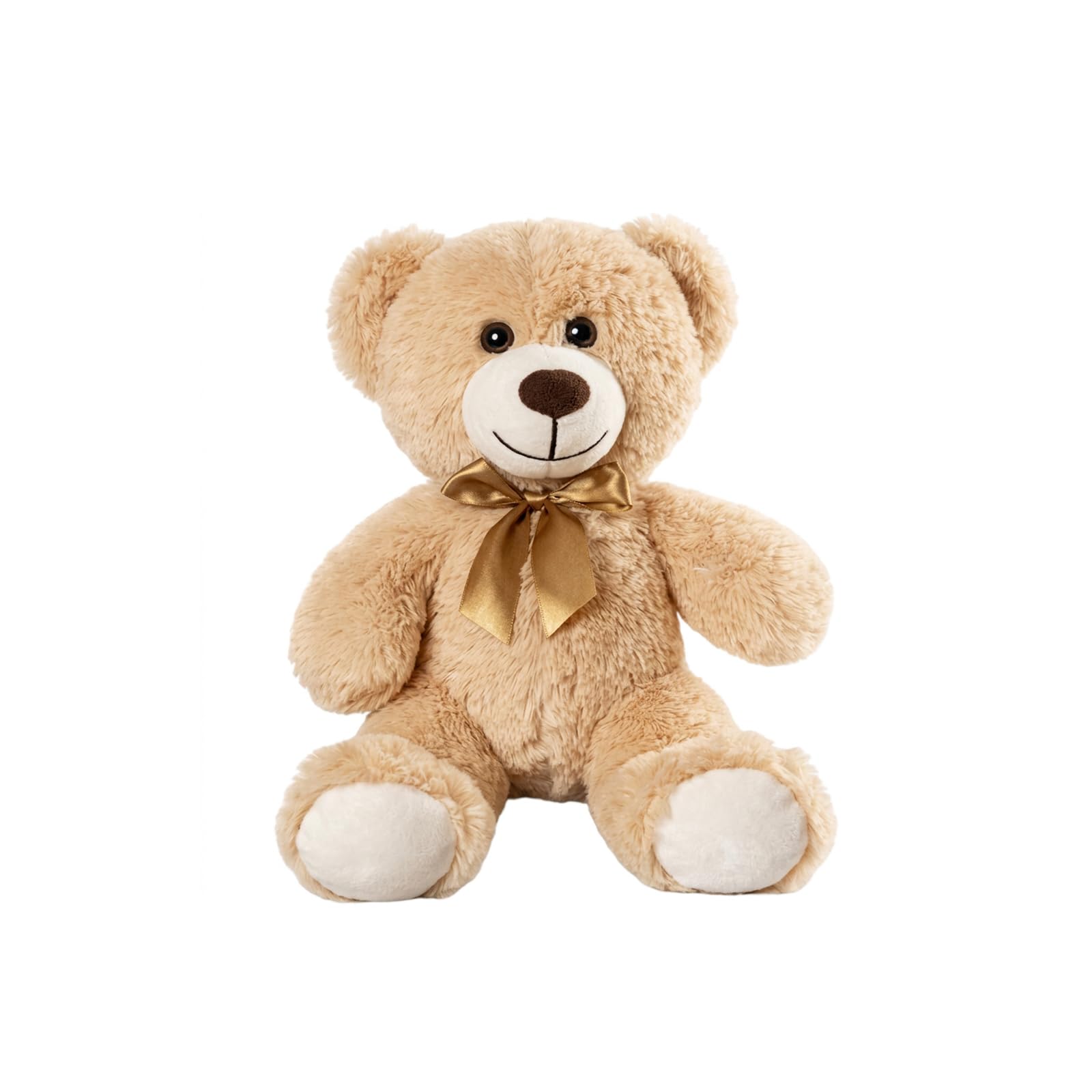 GYTFOG Personalised Teddy Bear, 35cm Soft Plush Toy Teddy Bear, Brown