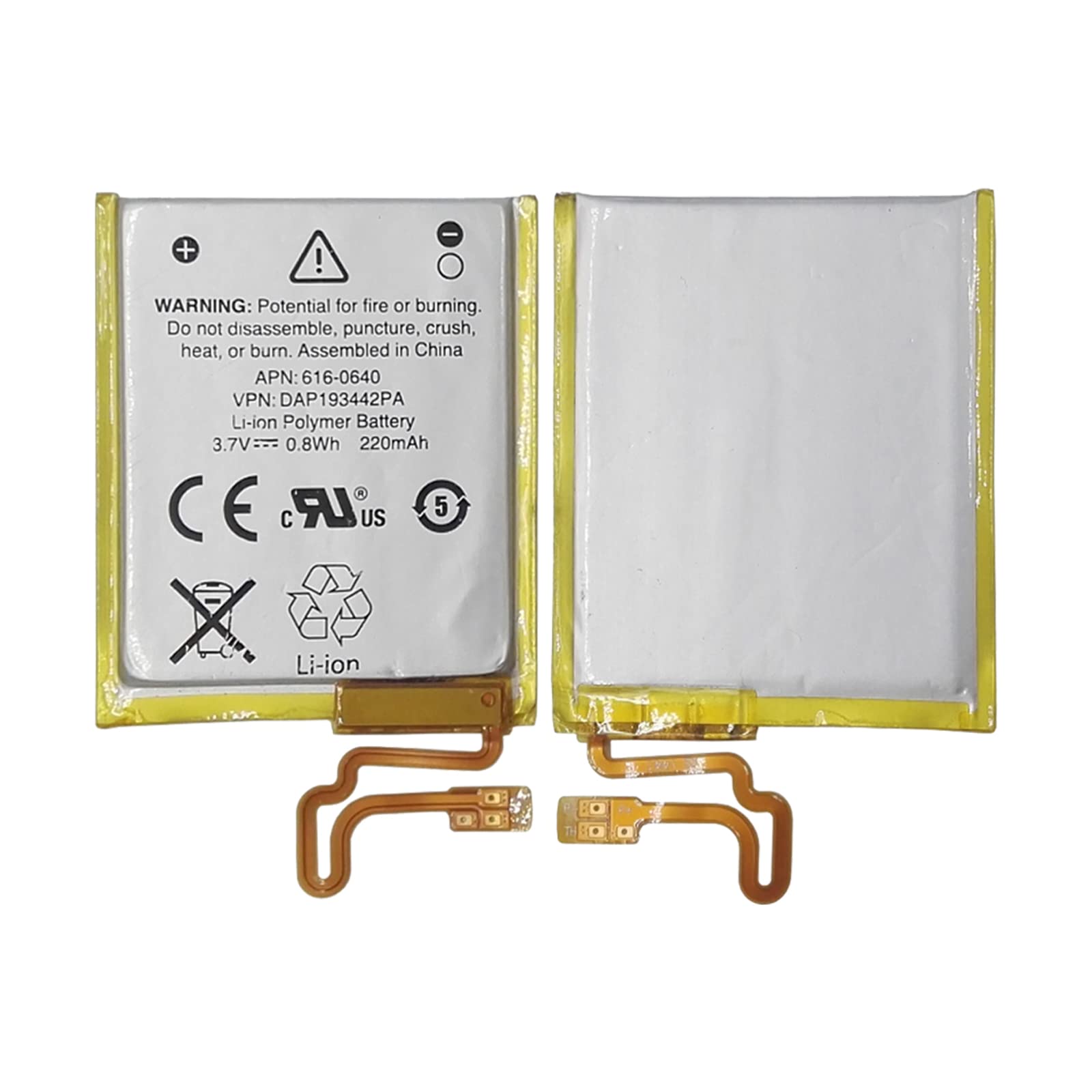 SwarKing Replacement Battery 616-0639/616-0640 Compatible with iPod Nano 7, iPod Nano 7th, A1446 with Tools