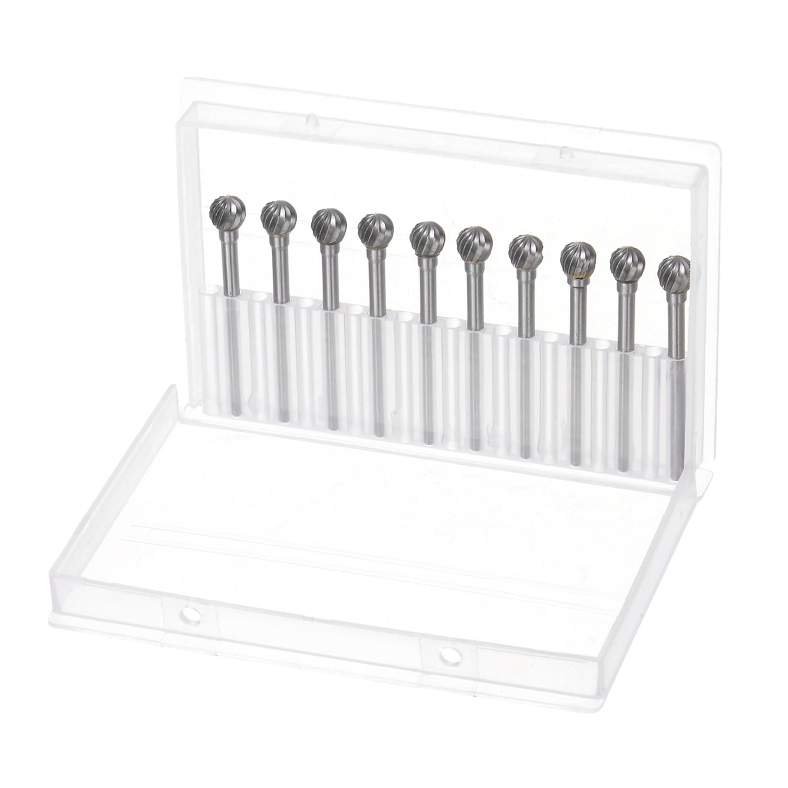 Sourcing Map Drehfeile Aus Hartmetall – 3 Mm Schaft, 6 Mm Schneiddurchmesser, Doppelschnitt Für Holz & Metall