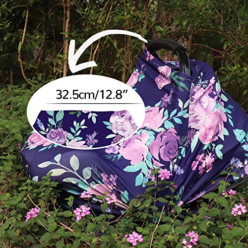 Image of Breathable Car Seat Cover for Babies, Multi-use Cover Carseat Canopy, Breastfeeding Cover, Car Seat Covers for Bbies, Boys & Girls Shower Gift