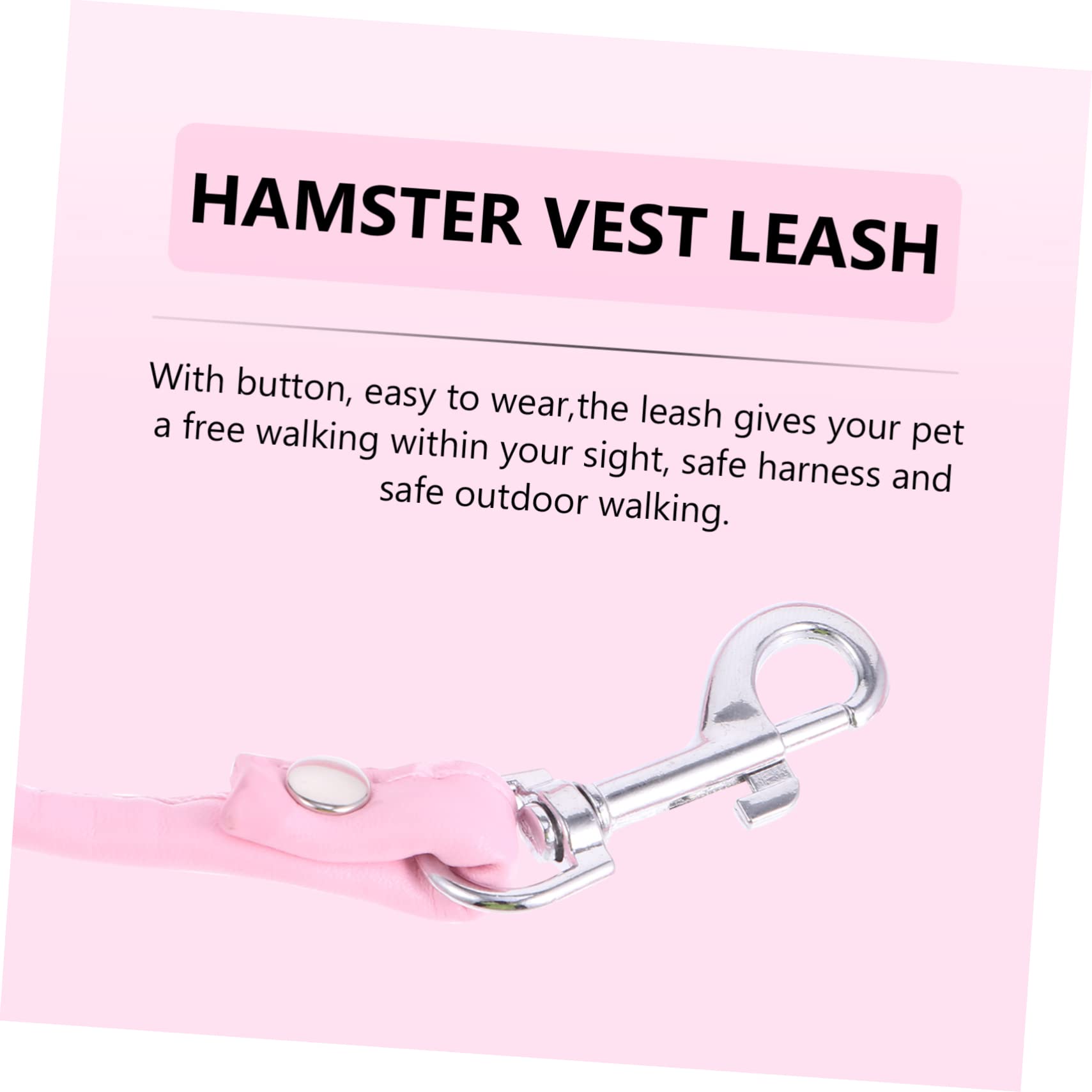 Amosfun 3stücke Kleintier Geschirr Set Mit Leine Und Hut Atmungsaktive Weste Für Kaninchen Und Hamster Outfit Für Outdoor-aktivitäten Und Spiele Leicht Zu Reinigen Und Langlebig
